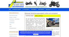 Desktop Screenshot of motorrad-versicherungsvergleich.eu
